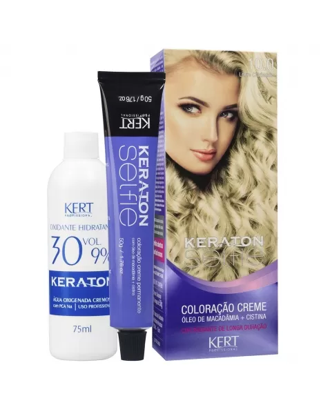 COLORAÇÃO CREME KERATON SELFIE 10.0 LOURO CLARÍSSIMO 4709