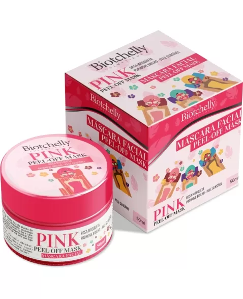 MÁSCARA FACIAL PINK BIOTCHELLY 50G