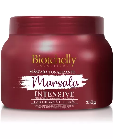 MÁSCARA TONALIZANTE MARSALA BIOTCHELLY 250G