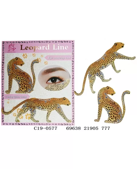 MOLDE DELINEADOR DE OLHOS LEOPARDO MISS FRANDY C19-0577