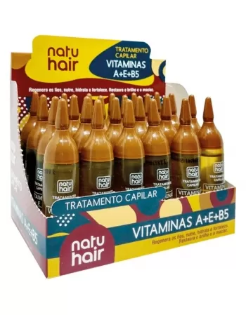 TRATAMENTO CAPILAR VITAMINA A + E +B5 NATUHAIR 10ML