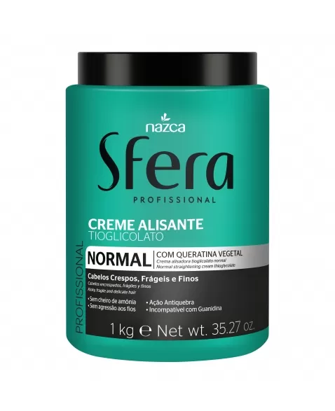 CREME ALISANTE SFERA PROFISSIONAL NORMAL 1KG