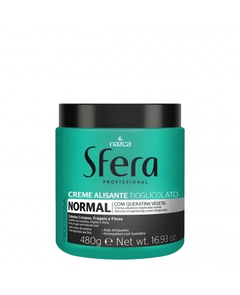 CREME ALISANTE SFERA PROFISSIONAL NORMAL 480G