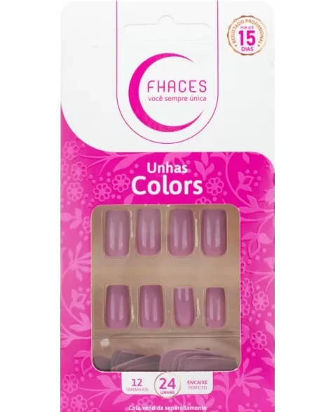 UNHAS FHACES COLORS ROSA FLASH U3052 - 24UN