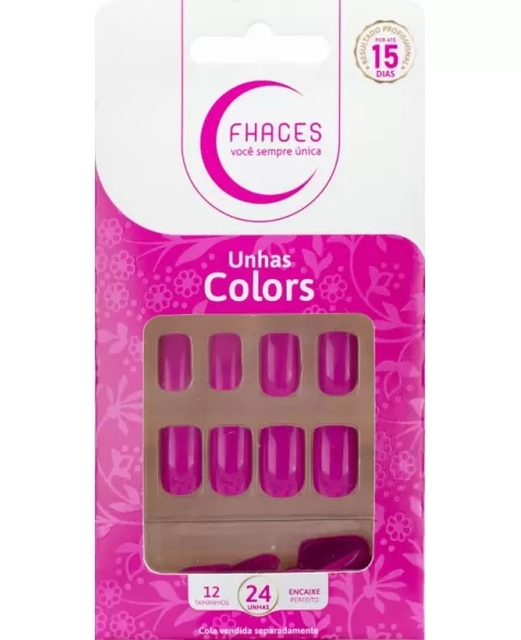 UNHAS FHACES COLORS ROSA FUCSIA U3090 - 24UN