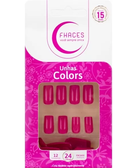 UNHAS FHACES COLORS ROSA PINK U3060 - 24UN