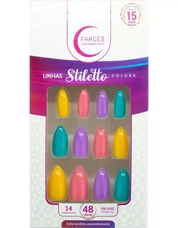 UNHAS FHACES STILETTO MULTI COLORS ESPERANZA U4061 - 48UN