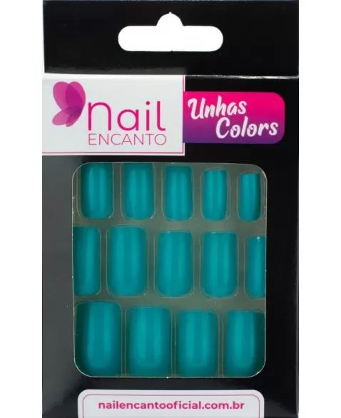 UNHAS NAIL ENCANTO COLORS LONGA TIFFANY NE524 - 24 UN