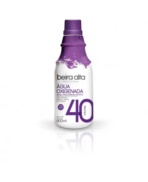 ÁGUA OXIGENADA CREMOSA 40 VOLUMES BEIRA ALTA 900ML