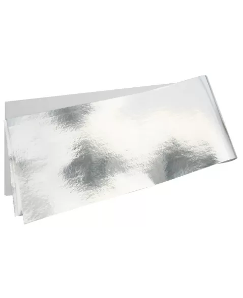 PAPEL REFLEXO PRATA (11X50CM) SANTA CLARA 773 - 06 FOLHAS