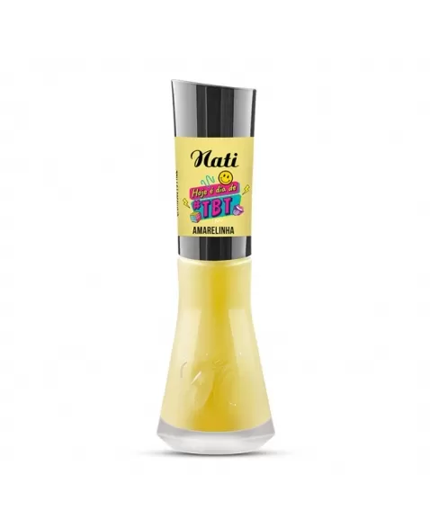 ESMALTE CREMOSO AMARELINHA NATI 5 FREE 8ML 10704