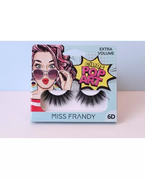 CÍLIOS POP ART EFEITO UP EYES MISS FRANDY C21-0810 - 1 PAR