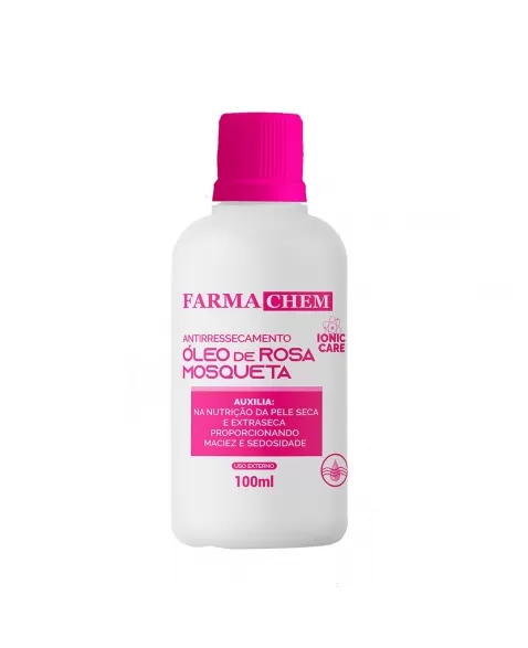 ÓLEO DE ROSA MOSQUETA ANTIRRESSECAMENTO FARMACHEM 100ML 6229