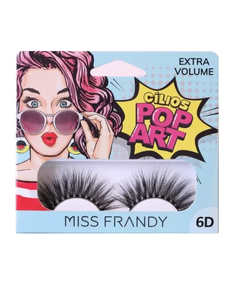 CÍLIOS POP ART EFEITO UP EYES MISS FRANDY C21-0811 - 1 PAR