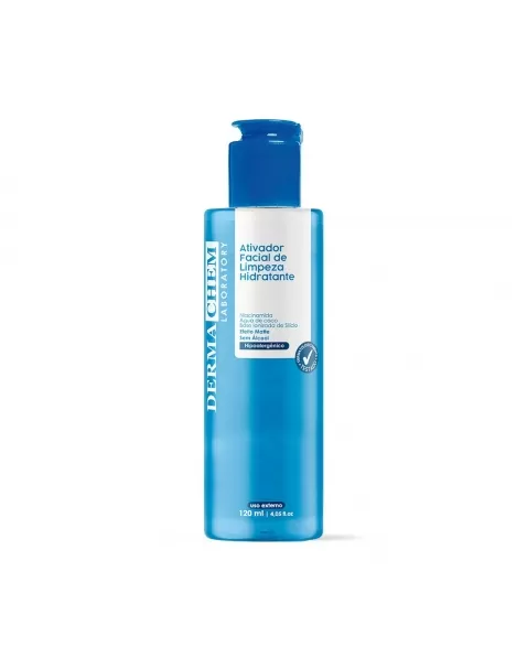 ATIVADOR FACIAL DE LIMPEZA HIDRATANTE DERMACHEM 120ML 7320