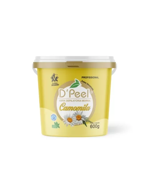 CERA DEPILATÓRIA CAMOMILA D'PEEL 600G