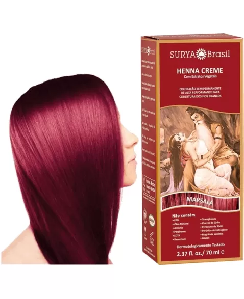 HENNA CR MARSALA SURYA 70ML