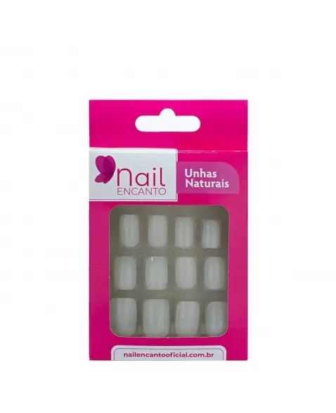 UNHAS NAIL ENCANTO NATURAL QUAD CURTA NE502 - 28UN