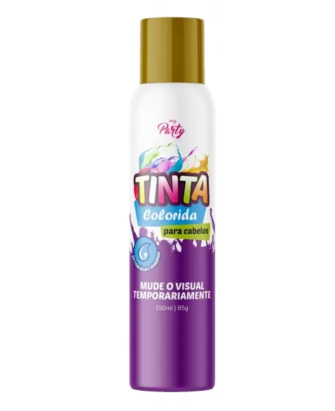 TINTA TEMPORÁRIA PARA CABELO DOURADO 150ML