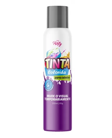 TINTA TEMPORÁRIA PARA CABELO PRATA 150ML