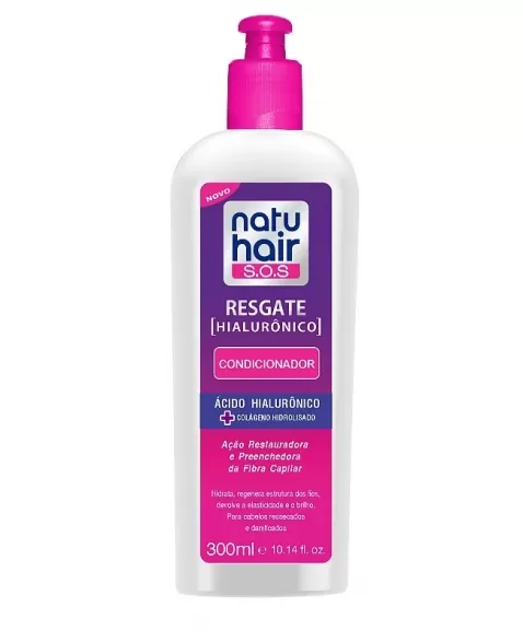 COND RESGATE HIALURÕNICO SOS NATUHAIR 300ML