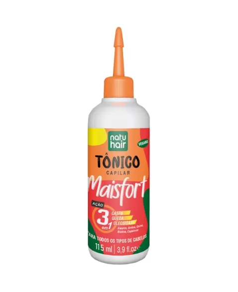 TONICO CAPILAR MAIS FORT 3 EM 1 NATUHAIR 115ML