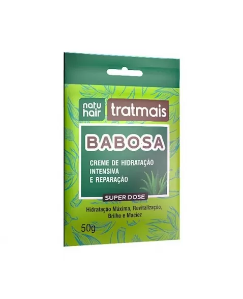 CREME HIDRATAÇÃO INTENSIVA TRATMAIS BABOSA NATUHAIR 50G