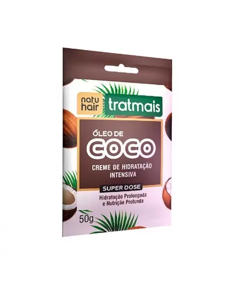 CREME HIDRATAÇÃO INTENSIVA TRATMAIS ÓLEO DE COCO NATUHAIR 50G