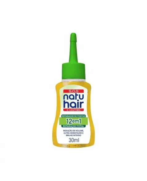 REPARADOR DE PONTAS SOS REPARAÇÃO 12 EM 1 NATUHAIR 30ML