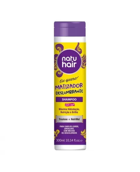 SHAMPOO MATIZADOR DESLUMBRANTE NATUHAIR 300ML