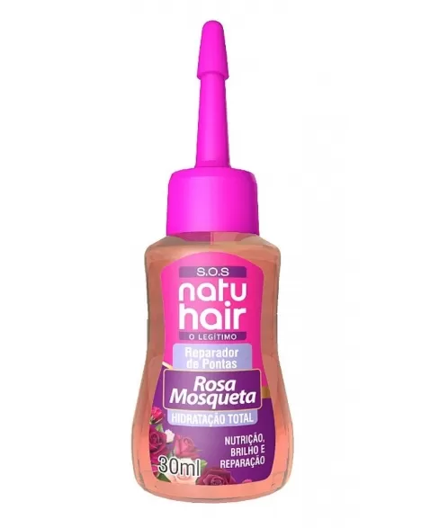 REPARADOR DE PONTAS ROSA MOSQUETA NATUHAIR 30ML