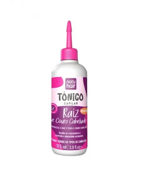 TÔNICO CAPILAR RAIZ E COURO CABELUDO NATUHAIR 115ML