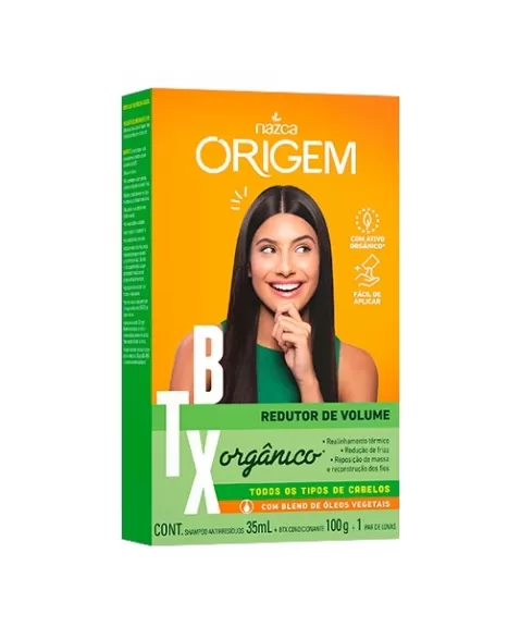 KIT ORIGEM BTX ORGANICO CONDICIONANTE TODOS TIPOS CABELOS