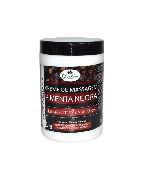 CREME MASSAGEM PIMENTA NEGRA JEAN BRYAN 1KG