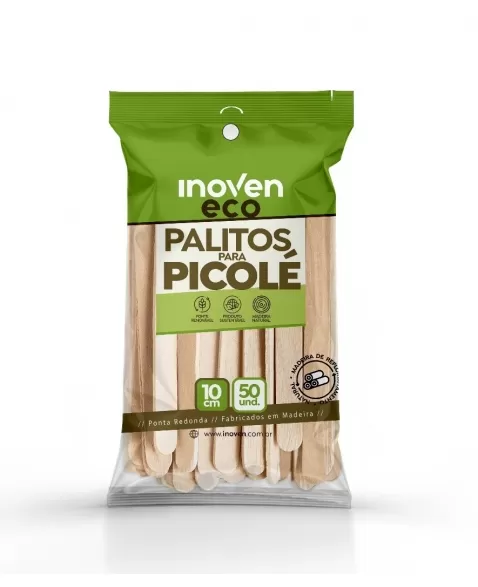 PALITO DE PICOLÉ 10CM - 50 UN