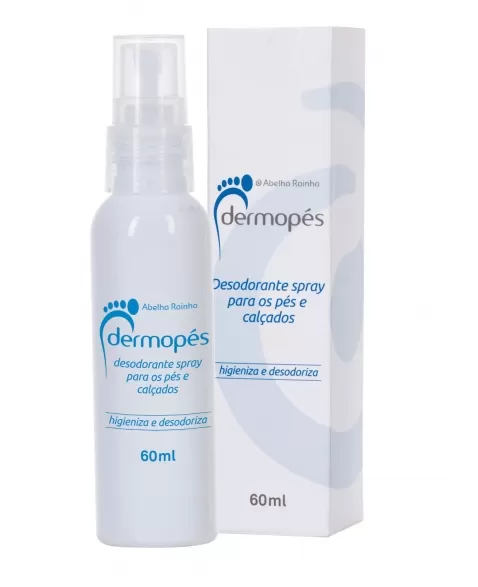 DERMOPES DESODORANTE SPRAY PARA PÉS E CALÇADOS ABELHA RAINHA 60ML