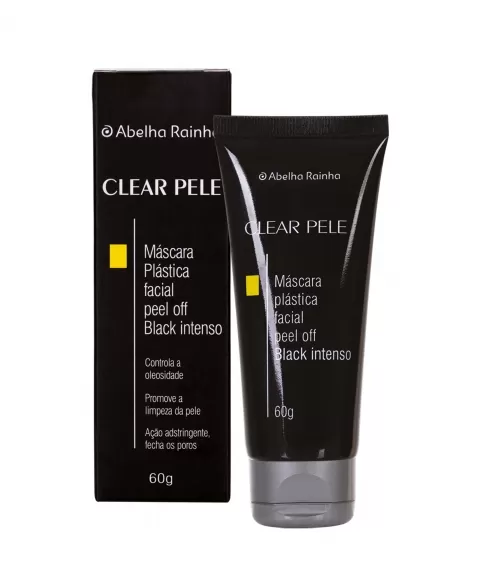 CLEAR PELE MASCARA FACIAL PEEL OFF BLACK INTENSO 60G