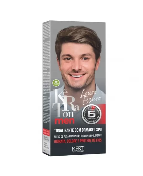 TONALIZANTE MEN LOURO ESCURO 4453 KERATON 30ML