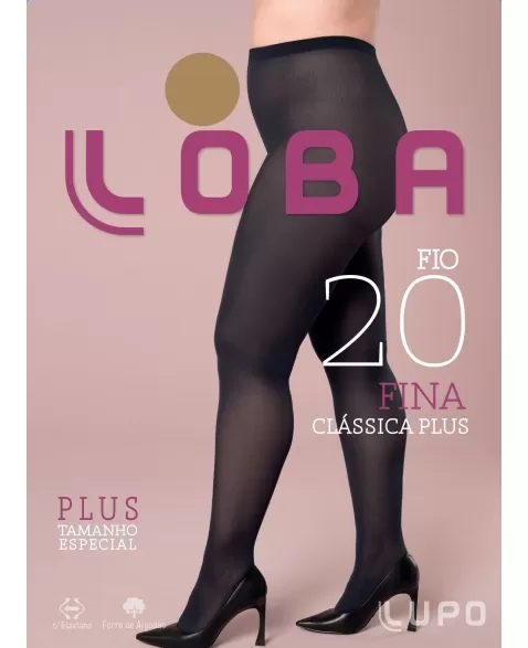 MEIA CALÇA ADULTO CLÁSSICA LOBA NATURAL TAM XXG