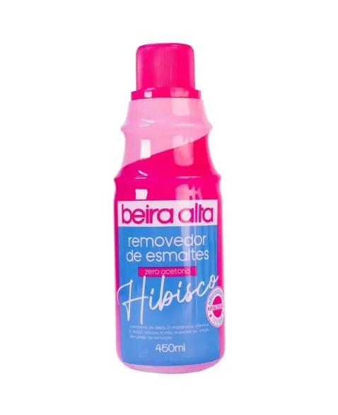 REMOVEDOR DE ESMALTES ZERO ACETONA HIBISCO BA 450ML