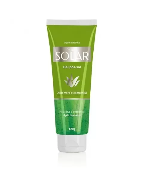 RAINHA SOLAR GEL POS SOL ALOE VERA E CAMOMILA A RAINHA 120G