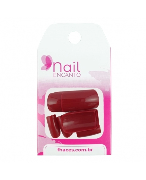 UNHAS NAIL ENCANTO COLORS BORDÔ CT411- 24 UN