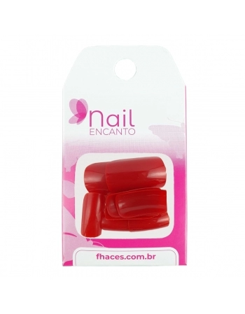 UNHAS NAIL ENCANTO COLORS VERMELHO CT415 - 24 UN