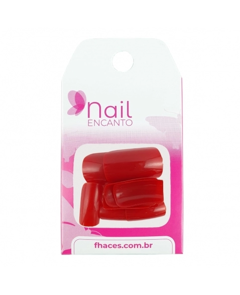 UNHAS NAIL ENCANTO COLORS VERMELHO CT415 - 24 UN