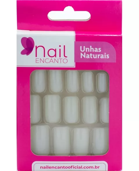 UNHAS NAIL ENCANTO NATURAL QUAD MEDIA NE503 - 24UN