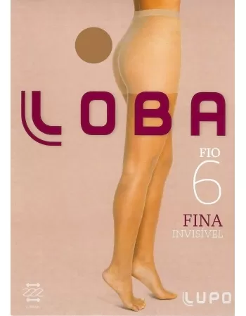 MEIA CALÇA ADULTO FIO 6 FINA INVISIVEL LOBA PO DE ARROZ TAM P 5870