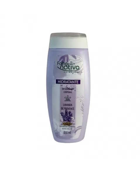 LOÇÃO HIDRATANTE CORPORAL FOLHA NATIVA LAVANDA DE PROVENCE 250ML