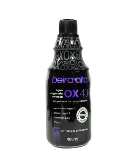 ÁGUA OXIGENADA CREMOSA BLACK 40 VOLUMES BEIRA ALTA 900ML