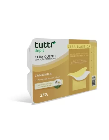 CERA ELÁSTICA CAMOMILA TUTTI DEPIL 250G