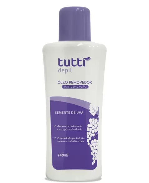 OLEO REMOVEDOR SEMENTES DE UVA TUTTI DEPIL 140ML